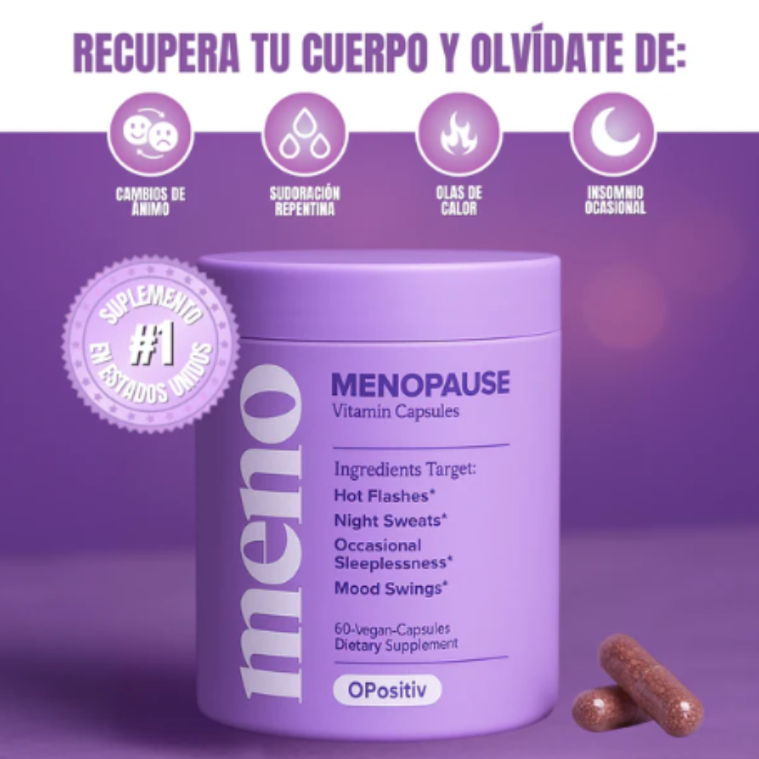 MENO™|Controla la Menopausia de forma Natural