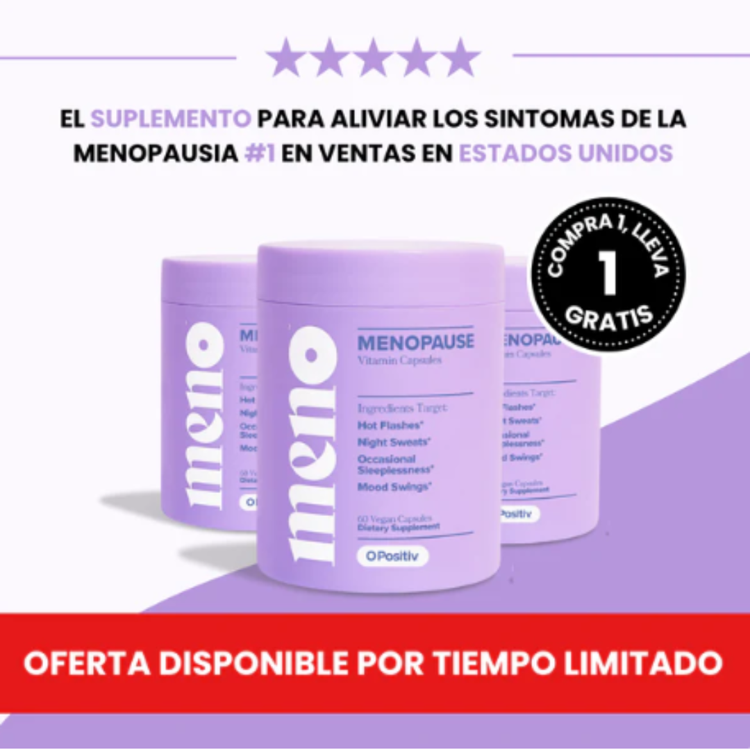 MENO™|Controla la Menopausia de forma Natural