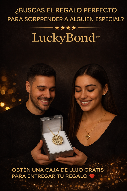 LuckyBond™|COLLAR TREBOL DE CORAZONES