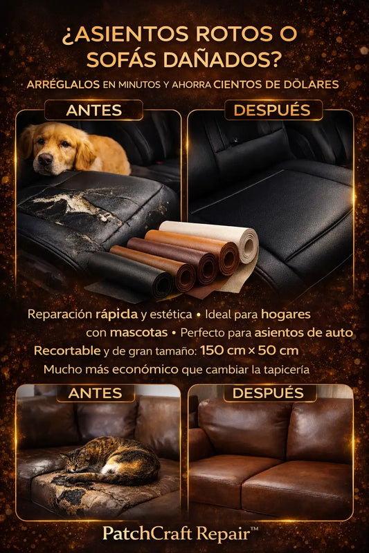 PatchCraft Repair™|ADHESIVO DE CUERO