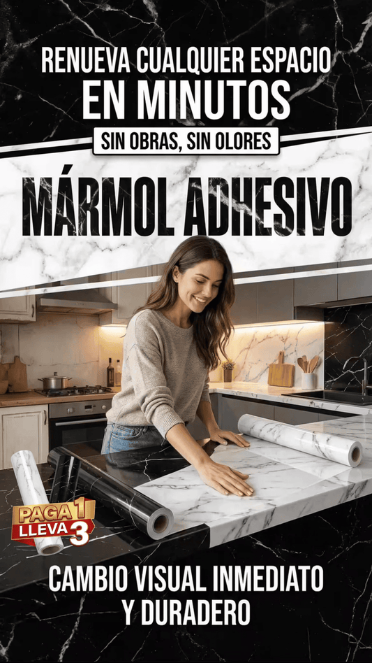 Papel De Marmol Autoadhesivo