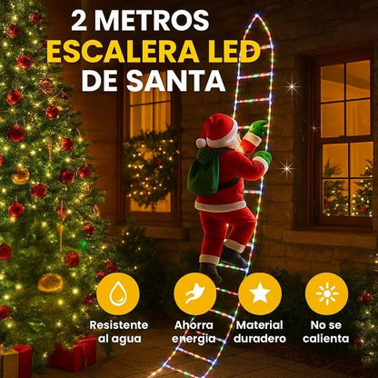 Magic Santa™| Escalera Navideña con Santa