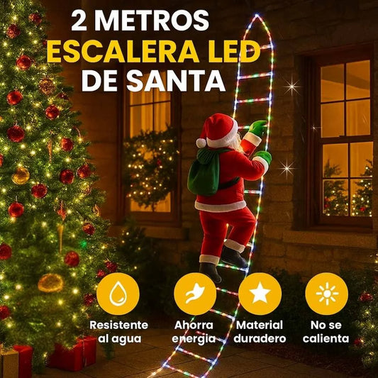 Magic Santa™| Escalera Navideña con Santa