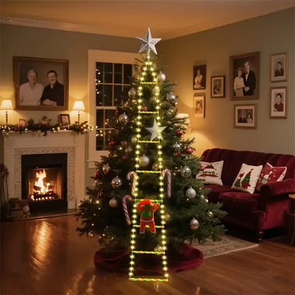 Magic Santa™| Escalera Navideña con Santa